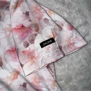 Men’s Bad Birdie Floral Polo Sz L